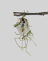 Kaname Glass and Crystal Earrings with PearlsDangle Earrings