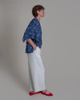 Kimono Tee in Vintage Japanese Silk Tie DyeKimono Tees