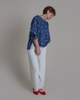 Kimono Tee in Vintage Japanese Silk Tie DyeKimono Tees
