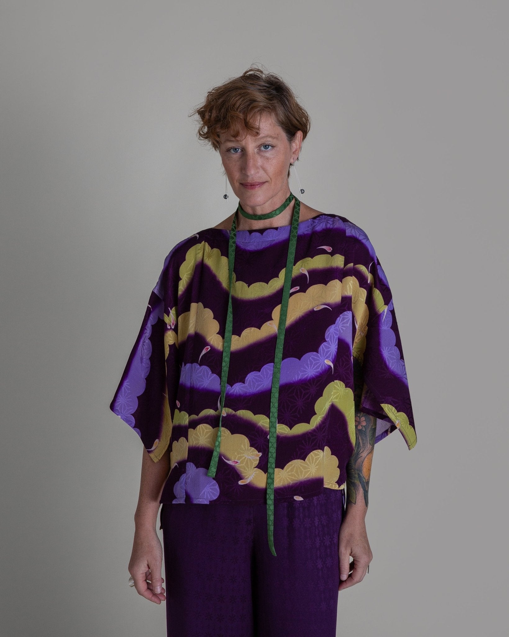 Kimono Tee in Vintage Japanese SilkKimono Tees