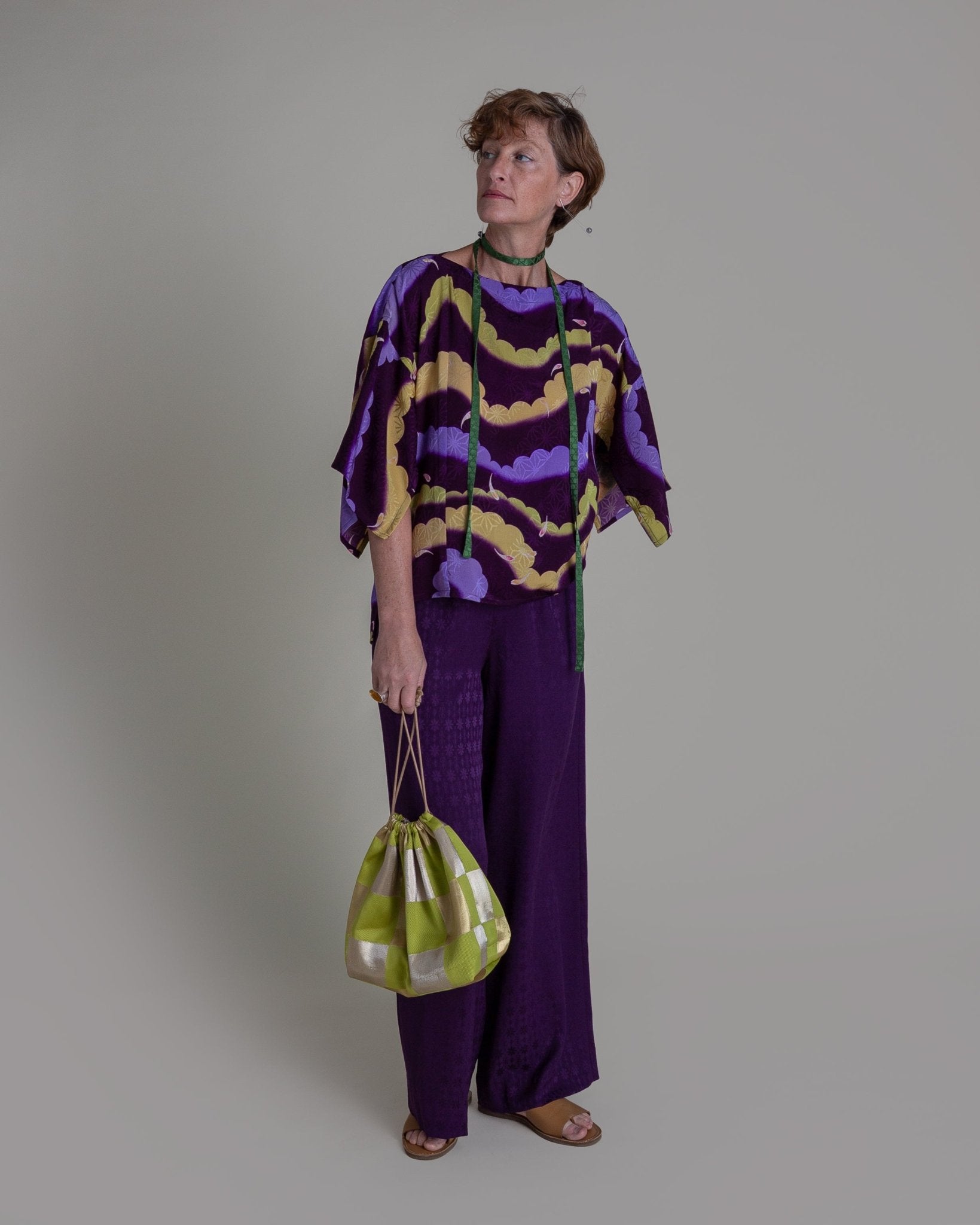 Kimono Tee in Vintage Japanese SilkKimono Tees