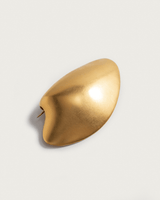 Large Clam Brooch in Yellow Gold PlateBrooches
