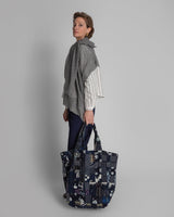 Large Tote in Raw - Pieced Vintage Japanese Indigo Cotton ScrapsTotes