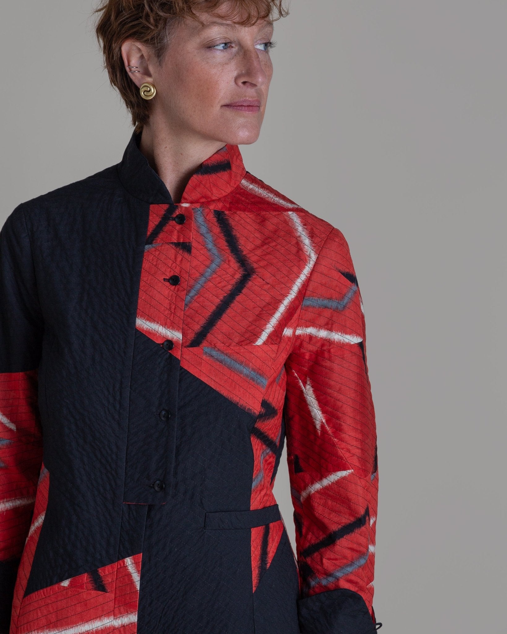 Lily Jacket in Vintage Japanese MeisenLily Jacket