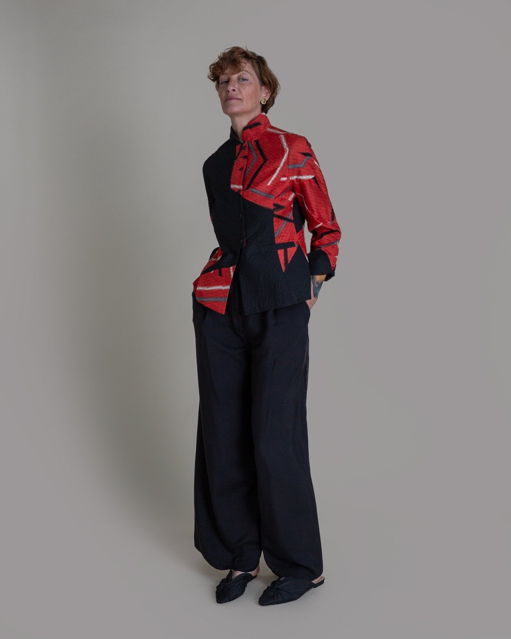 Lily Jacket in Vintage Japanese MeisenLily Jacket