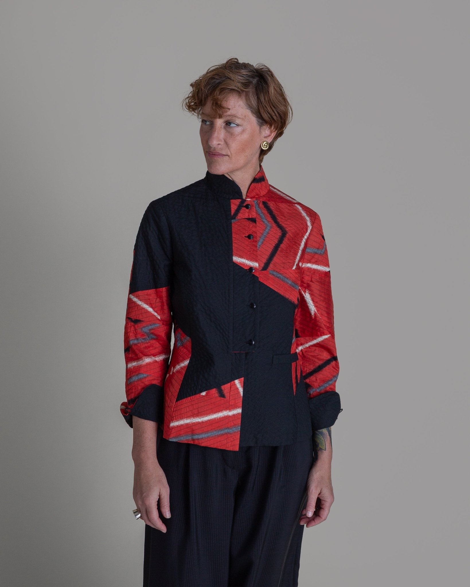 Lily Jacket in Vintage Japanese MeisenLily Jacket