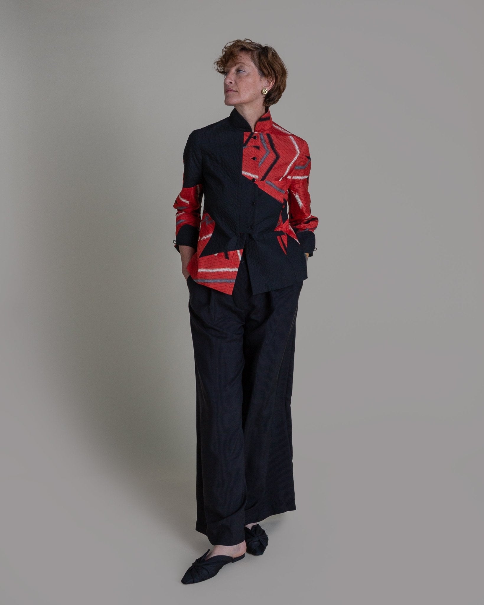 Lily Jacket in Vintage Japanese MeisenLily Jacket