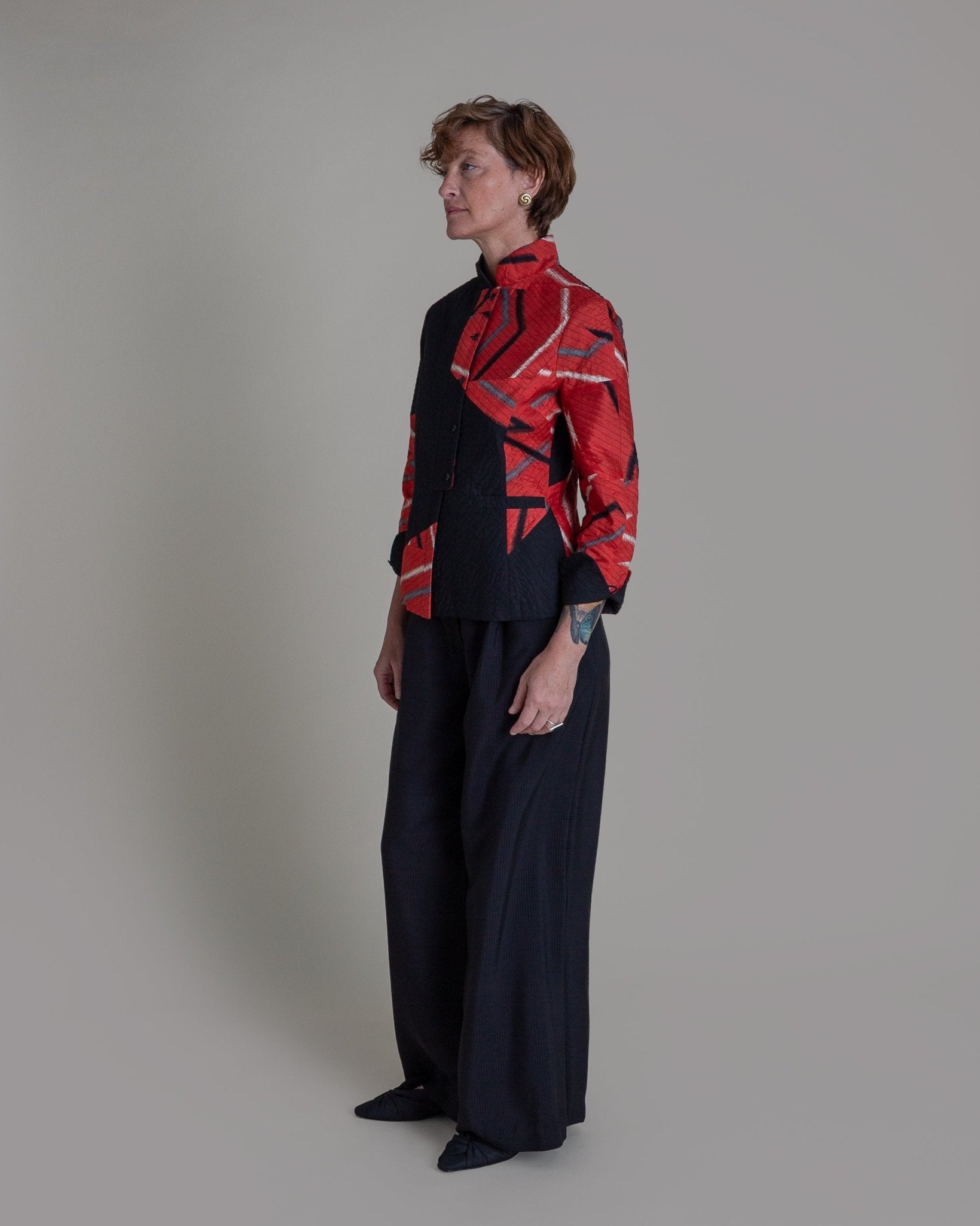 Lily Jacket in Vintage Japanese MeisenLily Jacket
