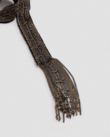 Long Brass Scarf NecklaceNecklaces