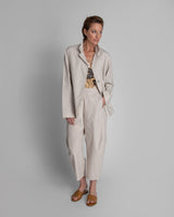 Long Dove Poplin Slouchy Christina JacketChristina Jackets