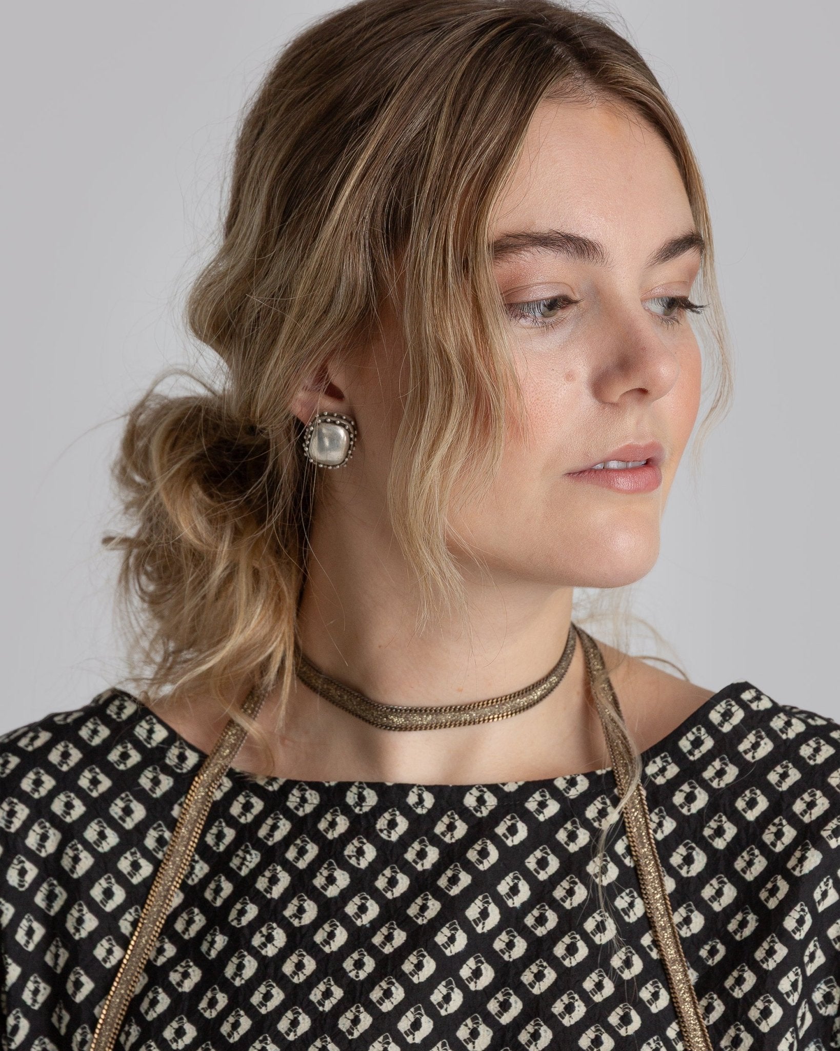 Long Kaki Chain NecklaceNecklaces