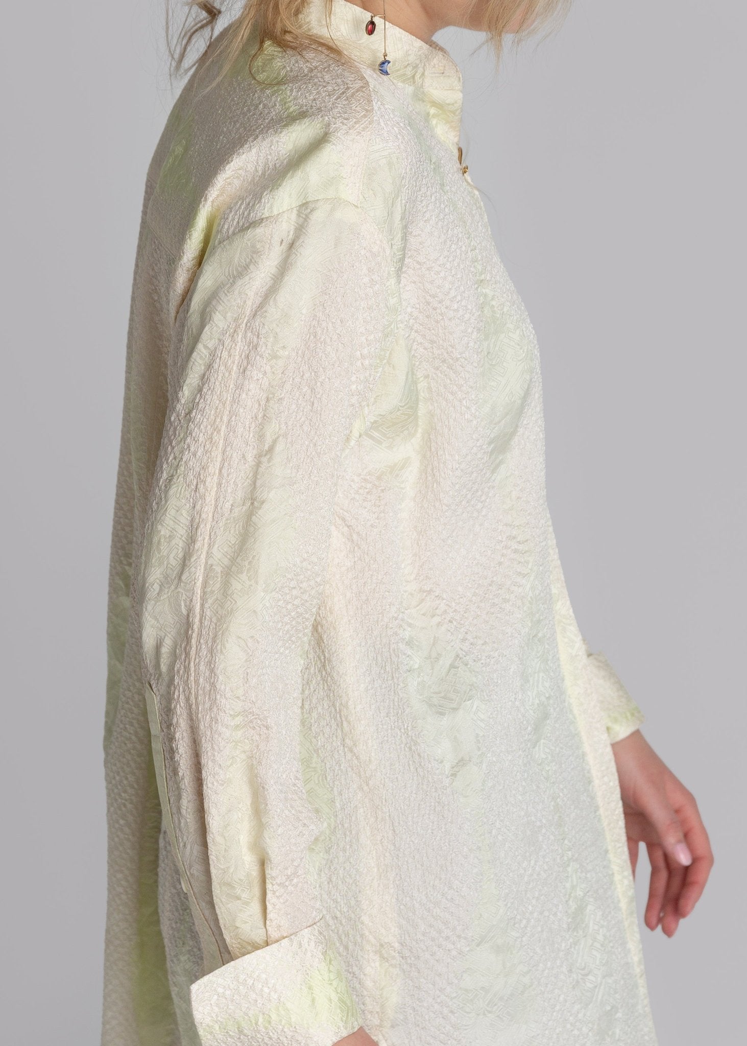 Madison Shirt in Vintage Japanese Silk Tie Dye