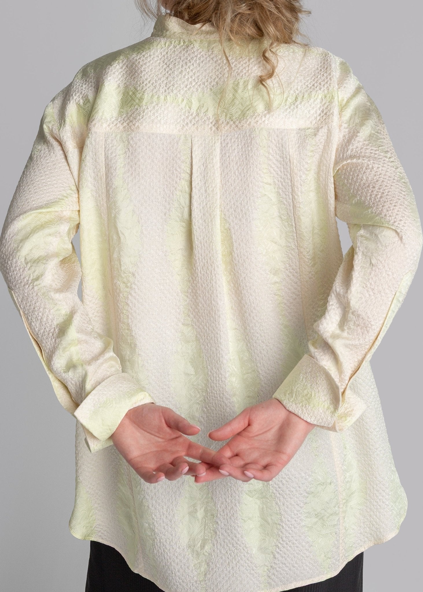 Madison Shirt in Vintage Japanese Silk Tie Dye