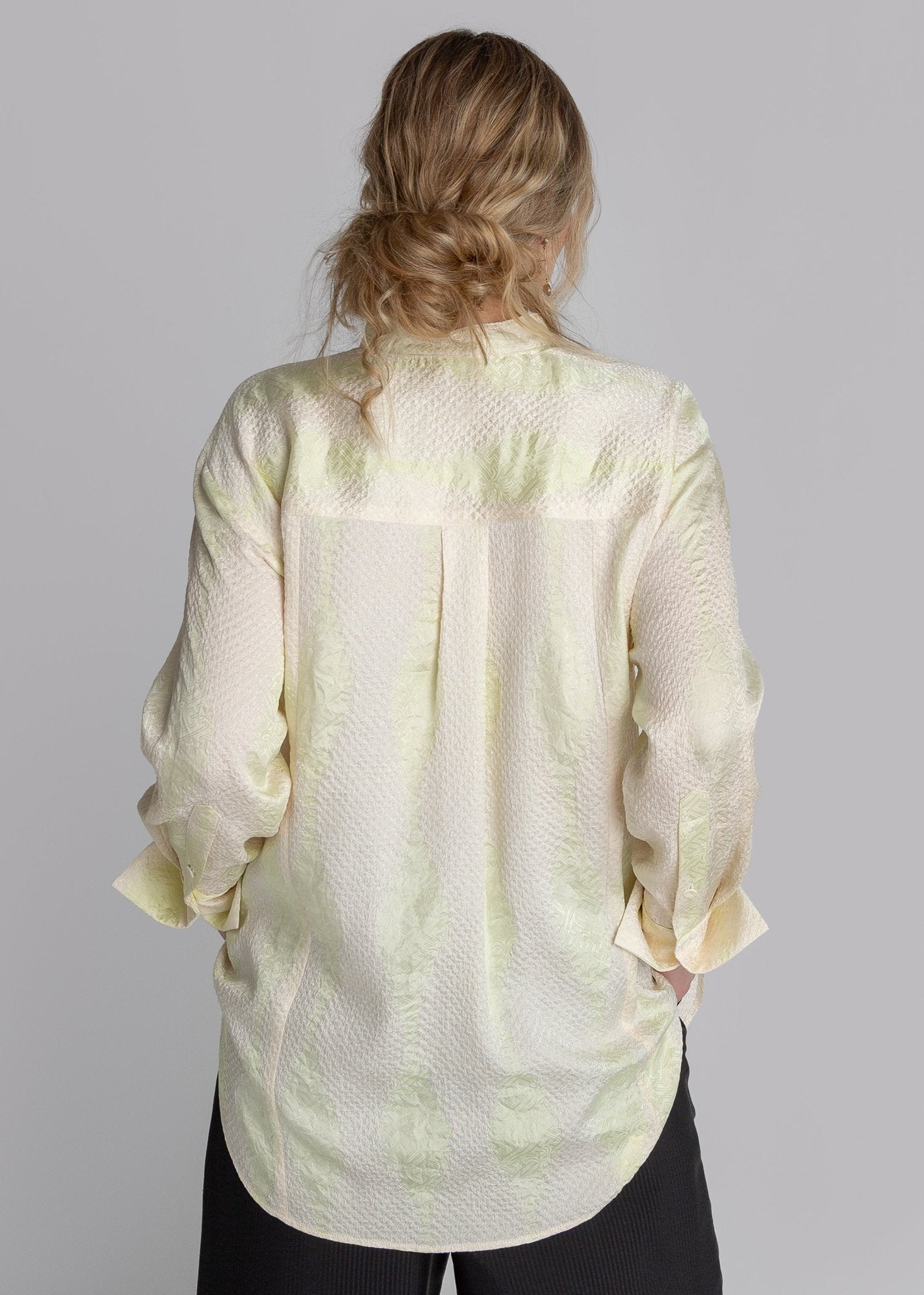 Madison Shirt in Vintage Japanese Silk Tie Dye