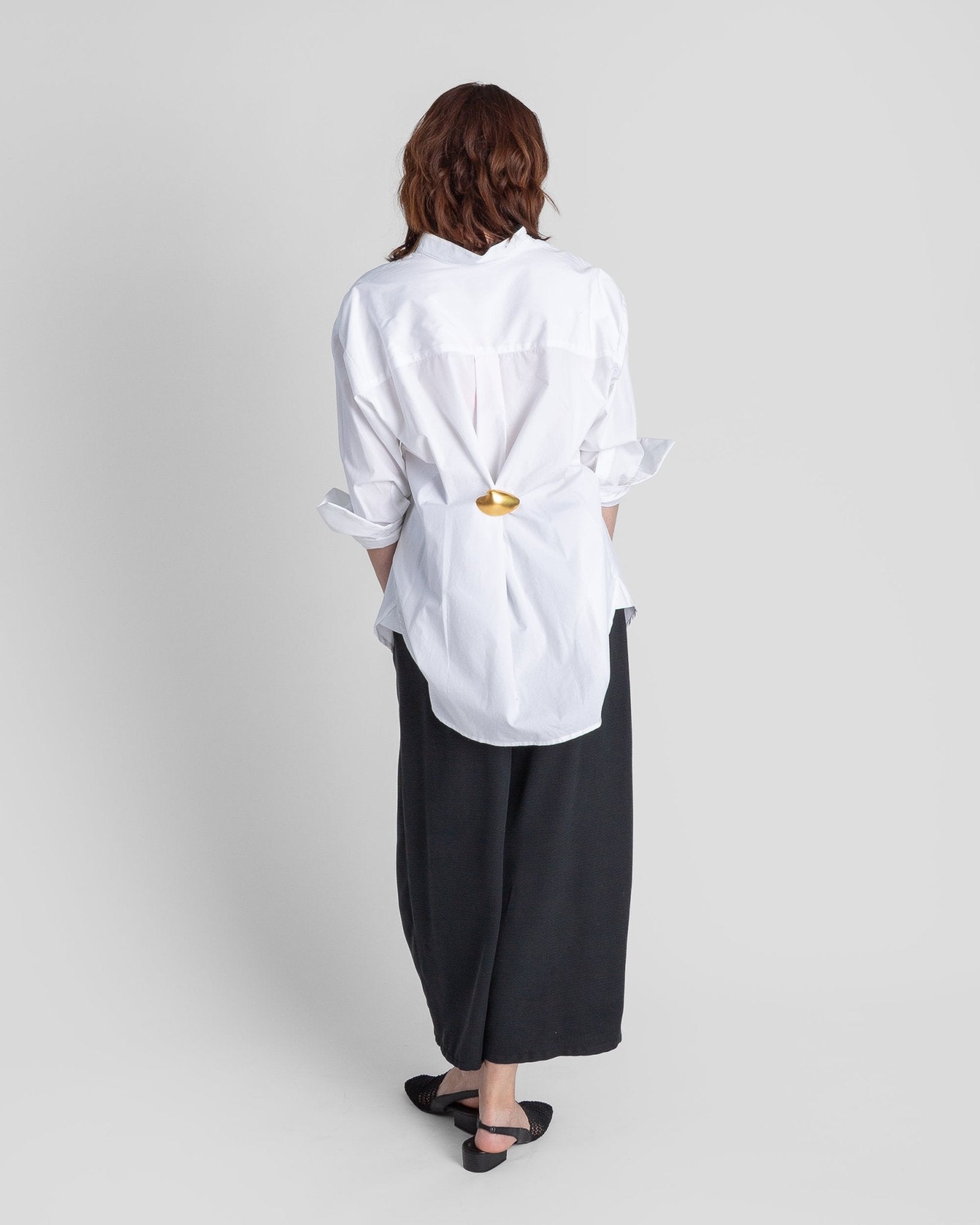 Madison Shirt in White Cotton PoplinMadison Shirts