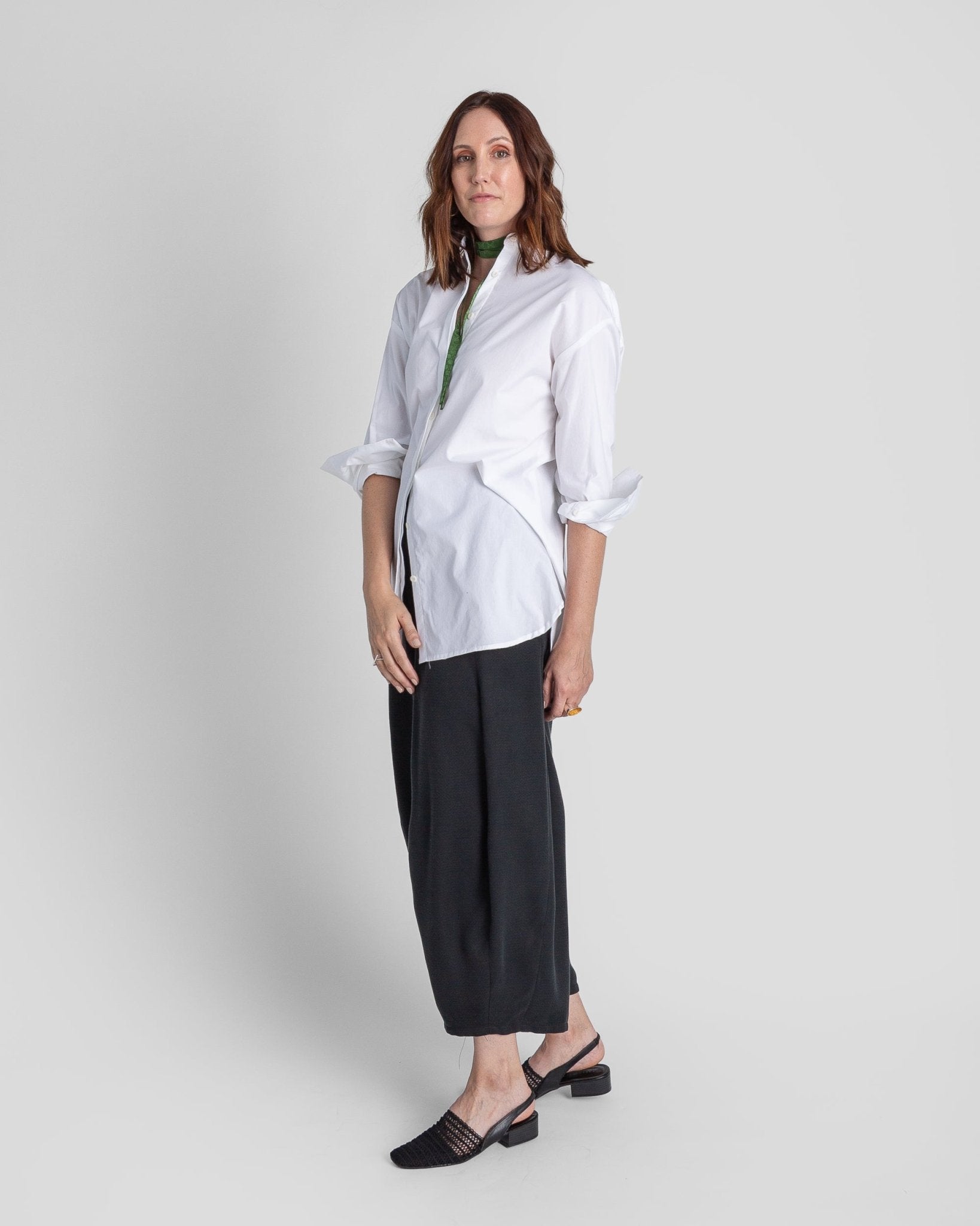 Madison Shirt in White Cotton PoplinMadison Shirts