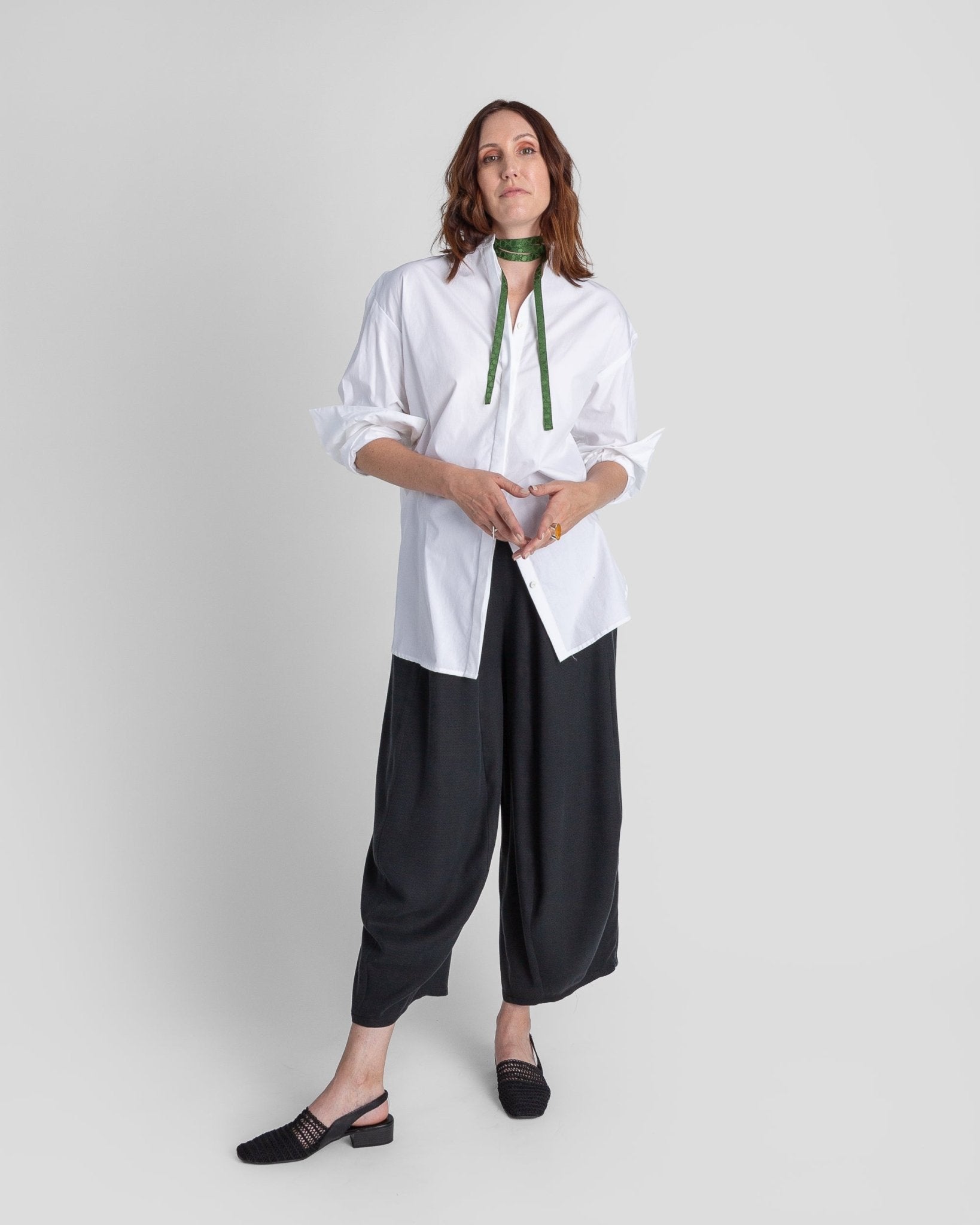Madison Shirt in White Cotton PoplinMadison Shirts