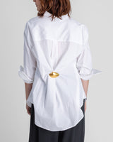 Madison Shirt in White Cotton PoplinMadison Shirts