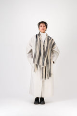 Marin Cashmere Stole in Black StripesScarves
