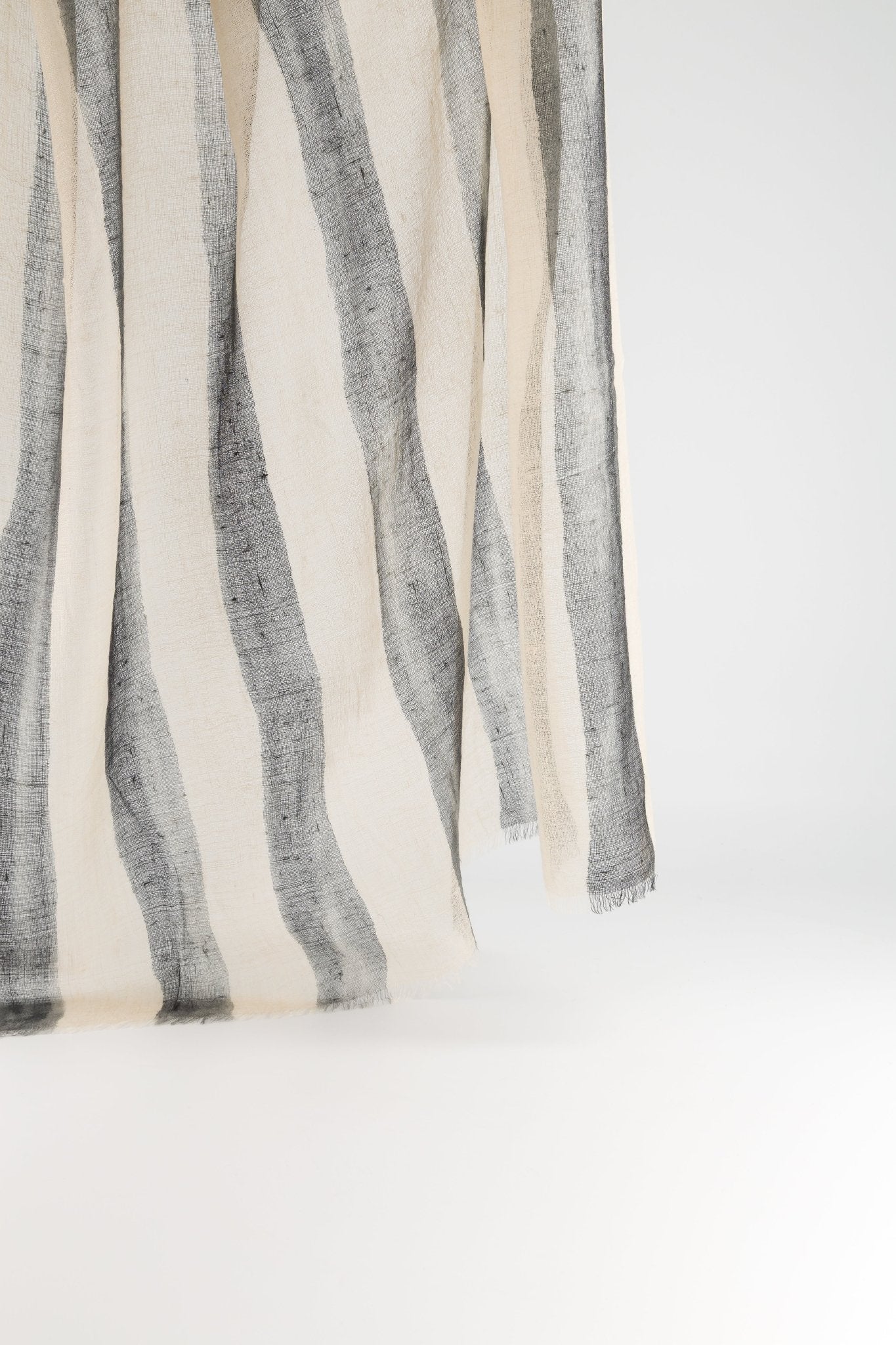 Marin Cashmere Stole in Black StripesScarves