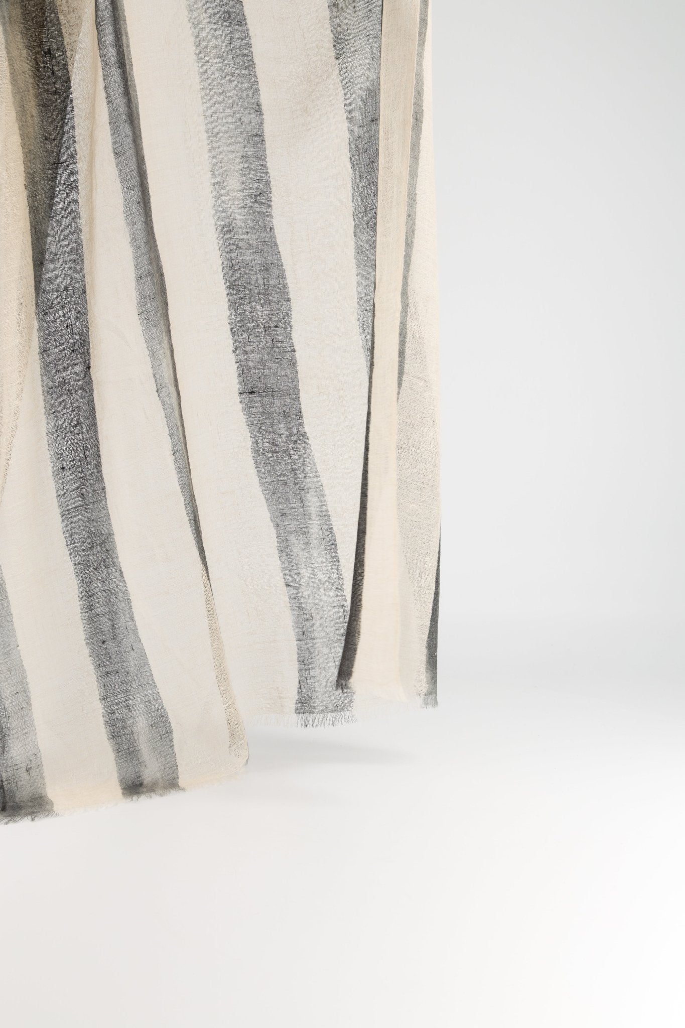 Marin Cashmere Stole in Black StripesScarves