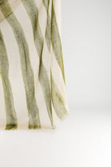 Marin Cashmere Stole in Olive StripesScarves
