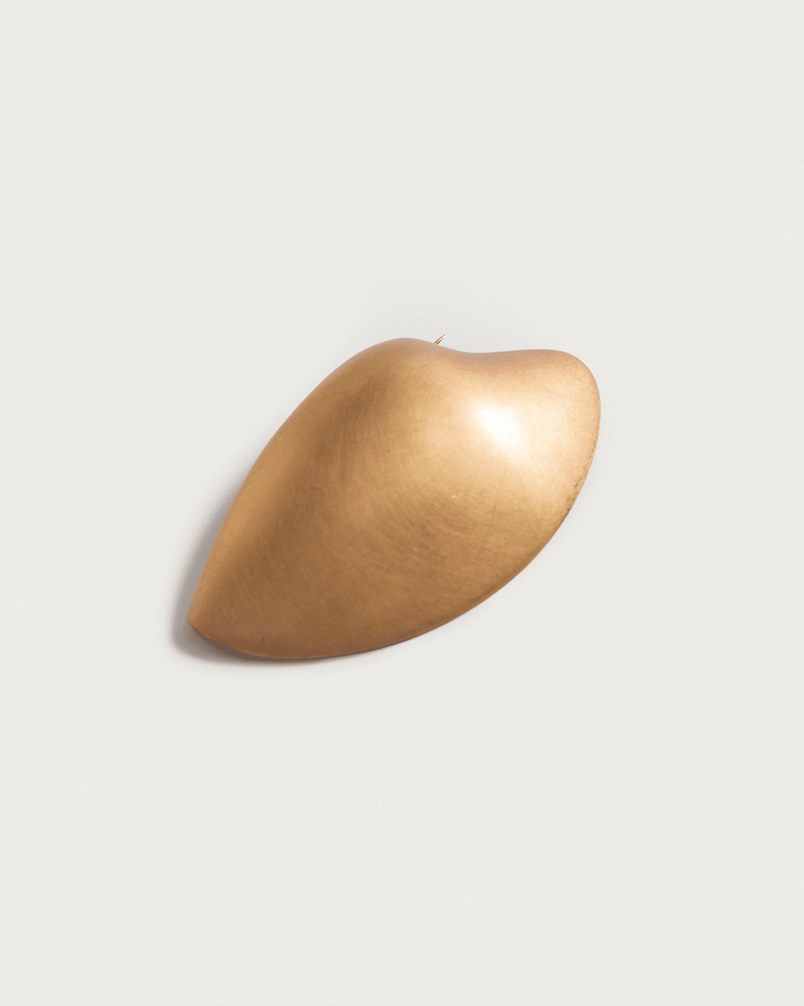 Medium Clam Brooch in Rose Gold PlateBrooches