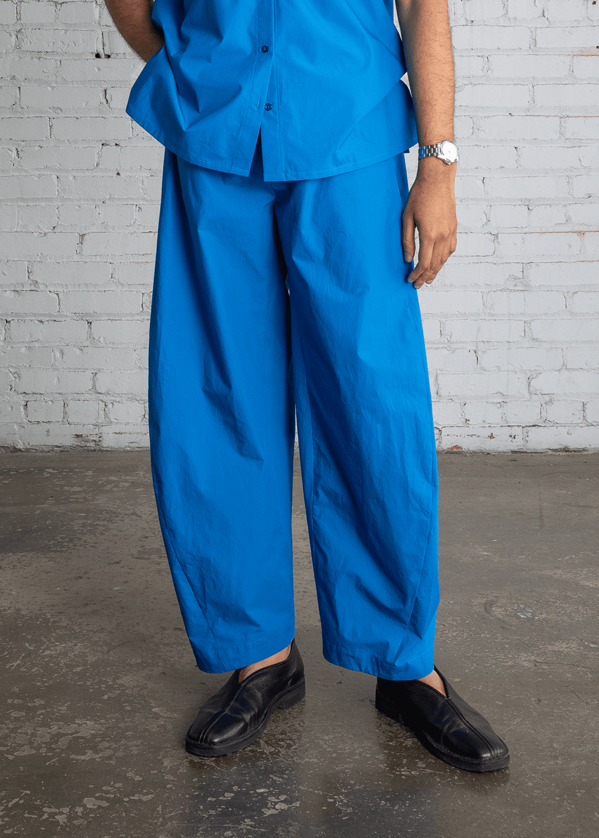 Poplin Paris Pant - 45" length