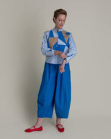 Mini Shirt in Light Blue Pieced Cotton PoplinMini Shirts