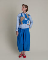 Mini Shirt in Light Blue Pieced Cotton PoplinMini Shirts