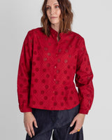 Mini Shirt in Nuno Red CottonMini Shirts