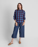 Mini Shirt in Textured Cotton with Big DotsMini Shirts