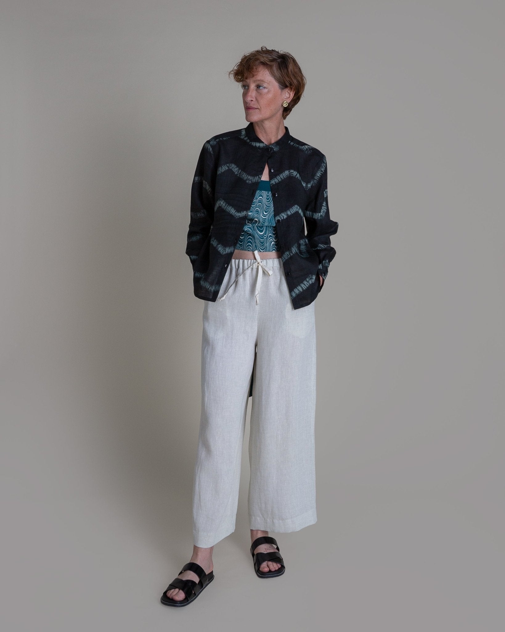 Mini Shirt in Vintage Japanese Linen Tie DyeMini Shirts