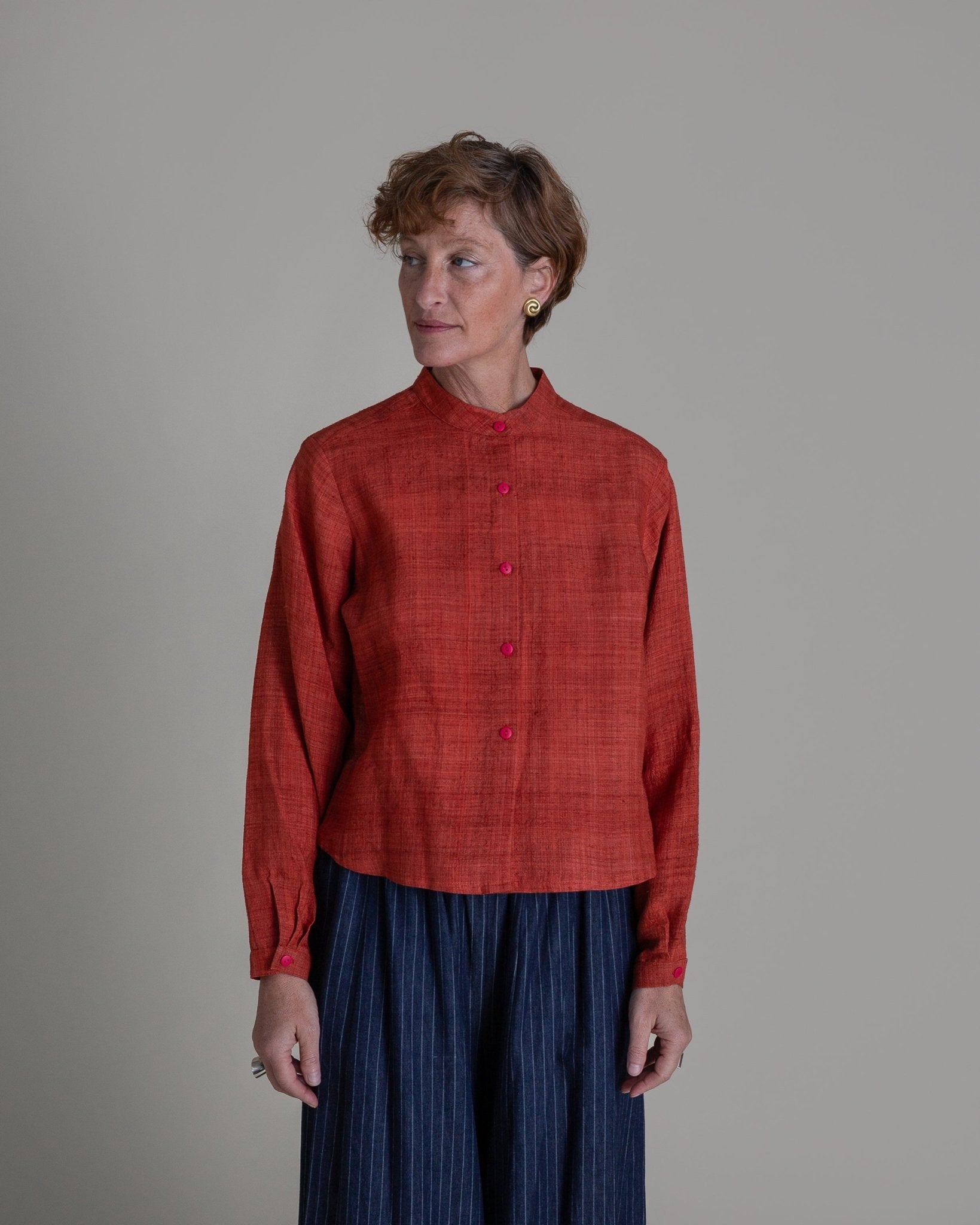 Mini Shirt in Vintage Japanese Madder SilkMini Shirts