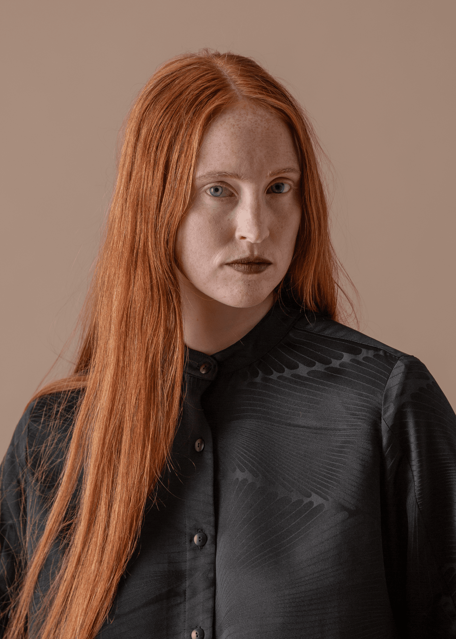 Mini Shirt in Vintage Japanese Silk Damask