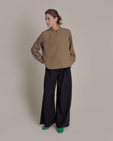 Mini Shirt in Vintage Japanese Silk StripePersonalise your own text here