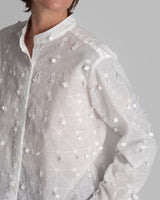 Mini Shirt in White Nuno CottonMini Shirt