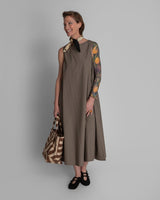 Mini Tote in Raw - Pieced Vintage Japanese Cotton Stripes