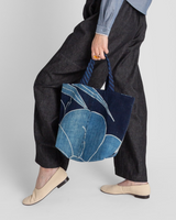Mini Tote in Vintage Japanese Indigo Cotton