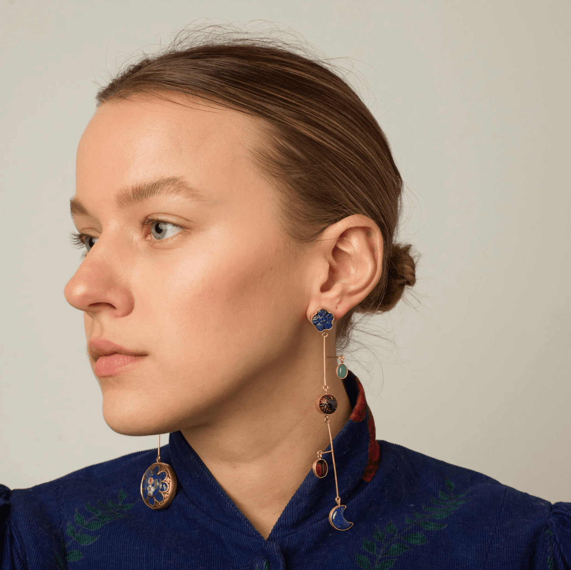 Mismatched Mobile Drop Earrings