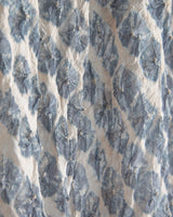 Modern Japanese Gray and Ivory Silk Shibori ScarfScarves