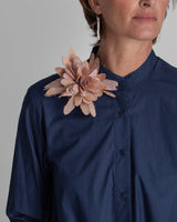 New Dress in Dark Blue PoplinNew Dress