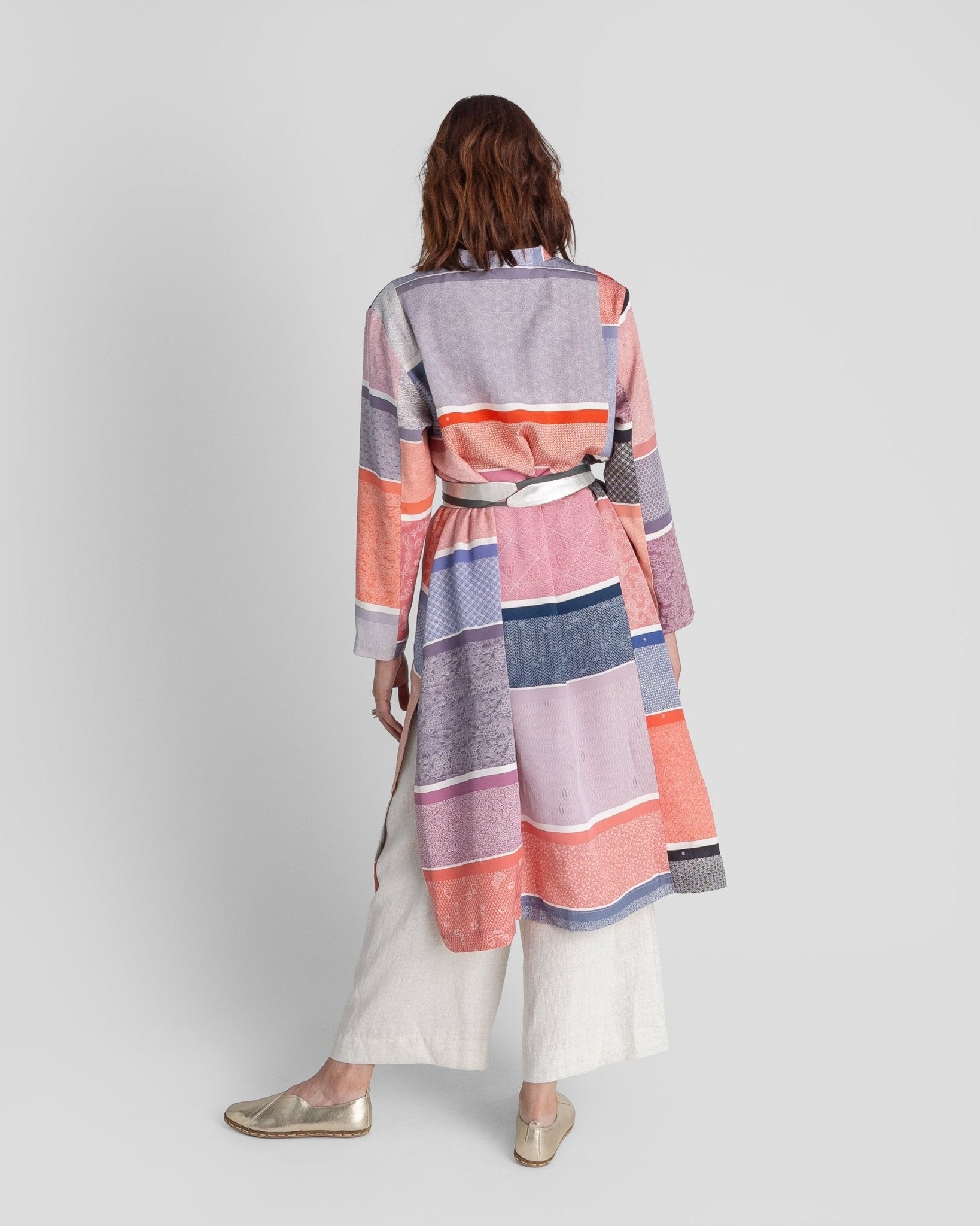 New Dress in Vintage Japanese Silk PrintNew Dress