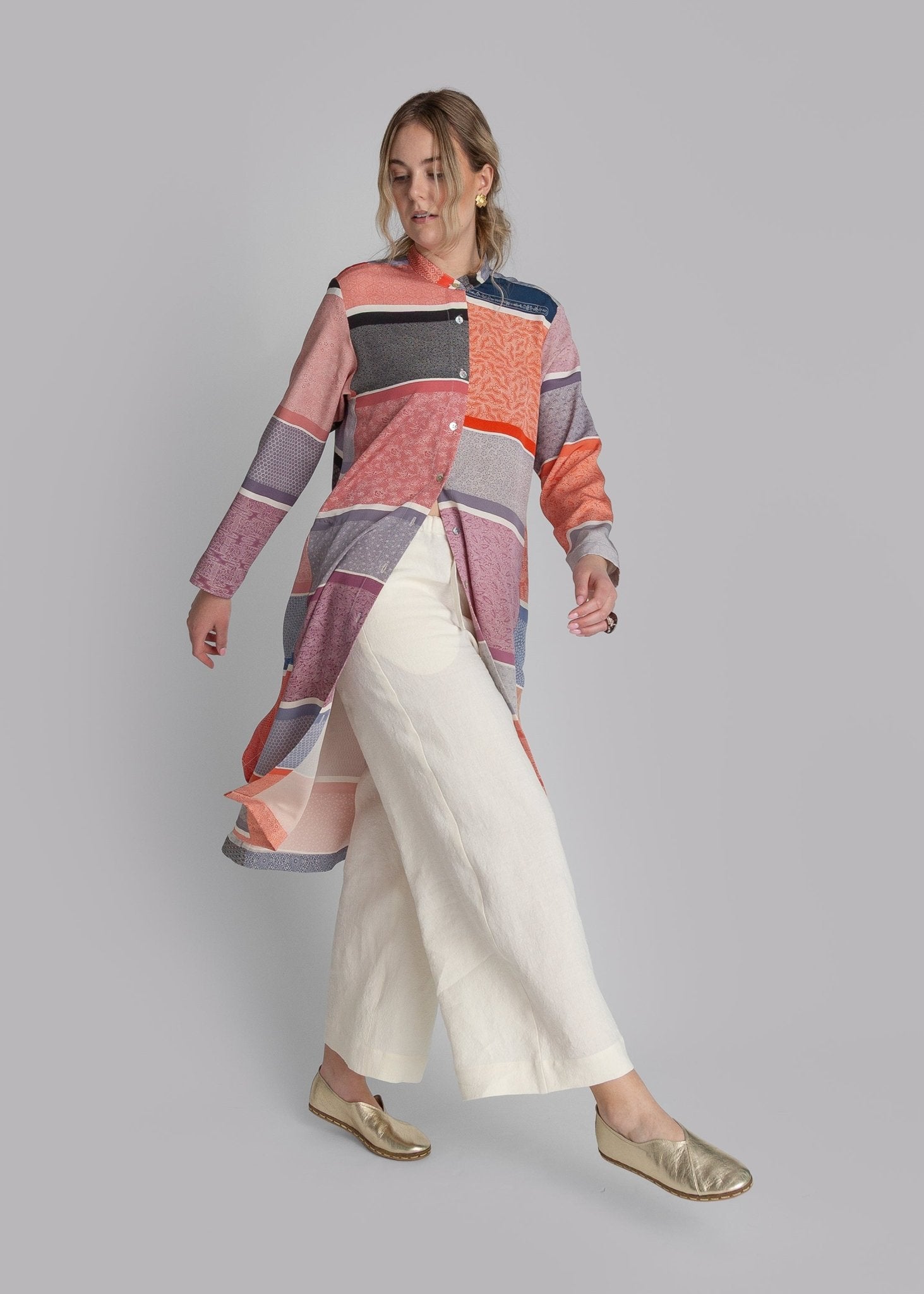 New Dress in Vintage Japanese Silk Print