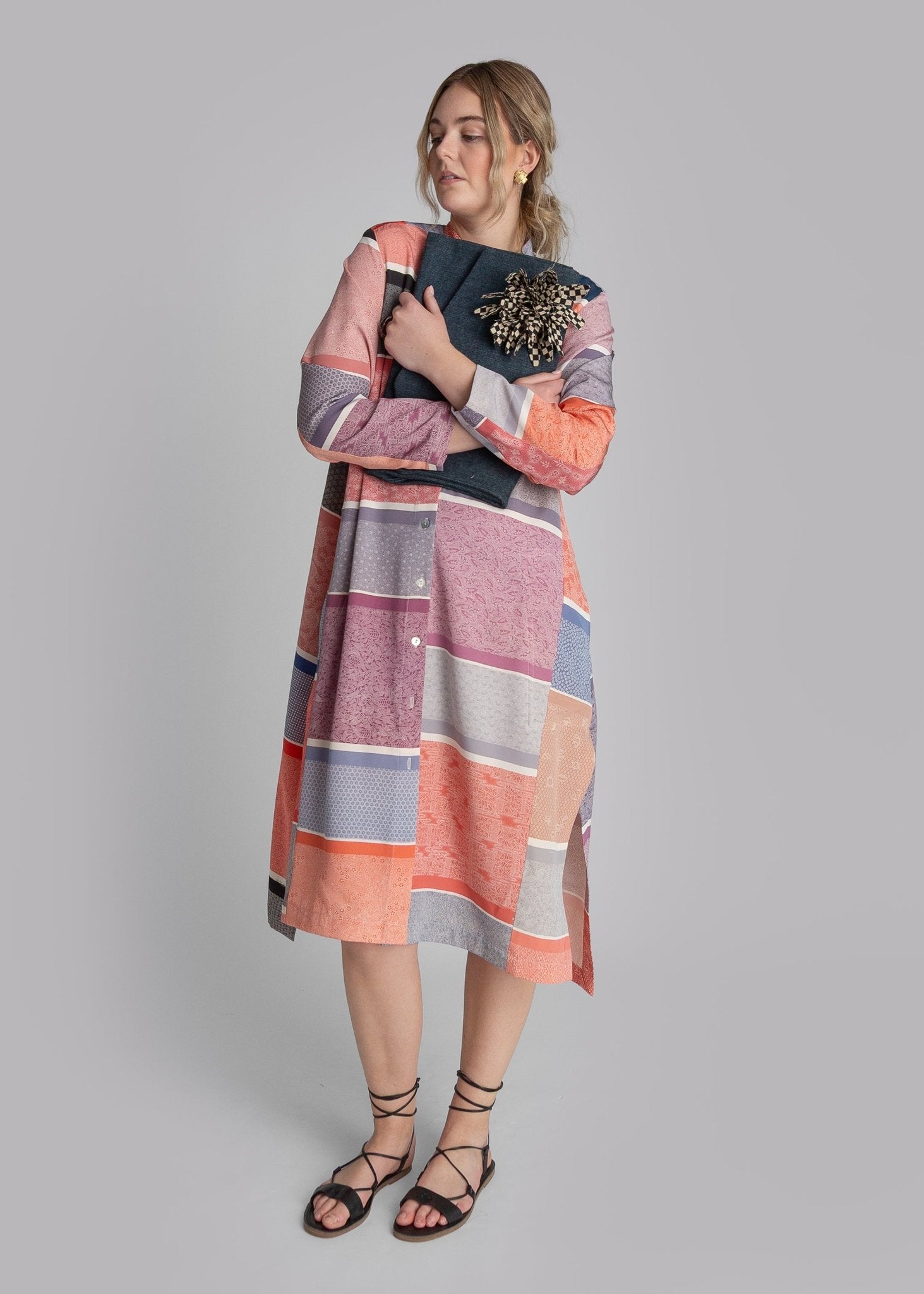 New Dress in Vintage Japanese Silk Print