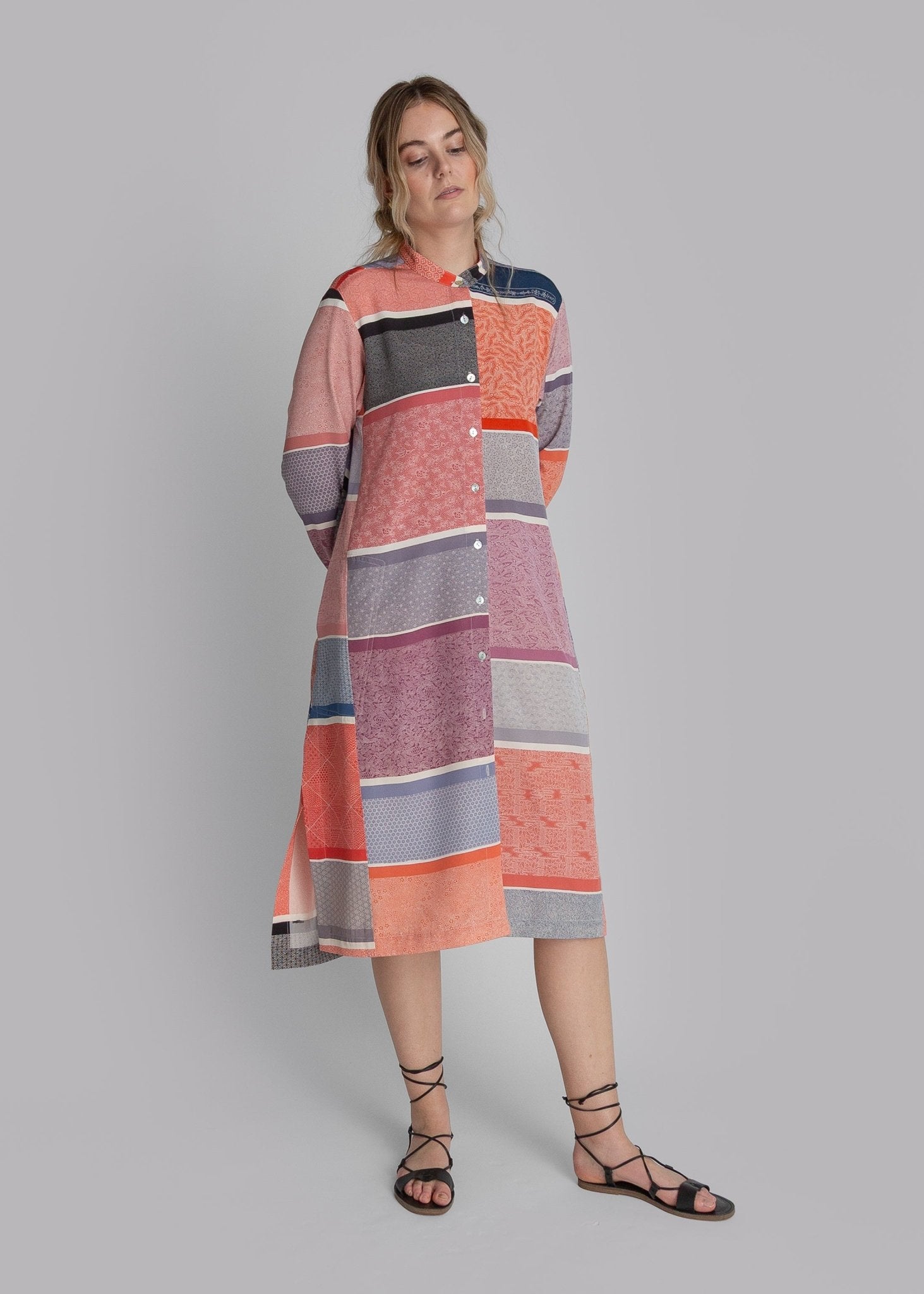 New Dress in Vintage Japanese Silk Print