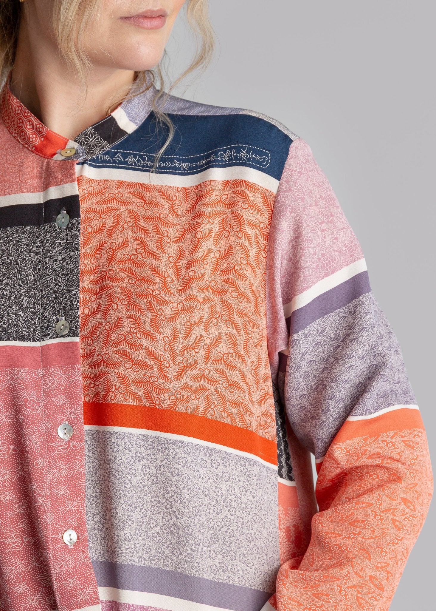 New Dress in Vintage Japanese Silk Print