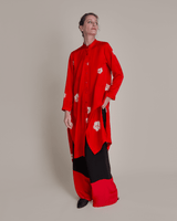 New Dress in Vintage Japanese Silk Shibori FlowersPersonalise your own text here