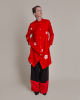 New Dress in Vintage Japanese Silk Shibori FlowersPersonalise your own text here