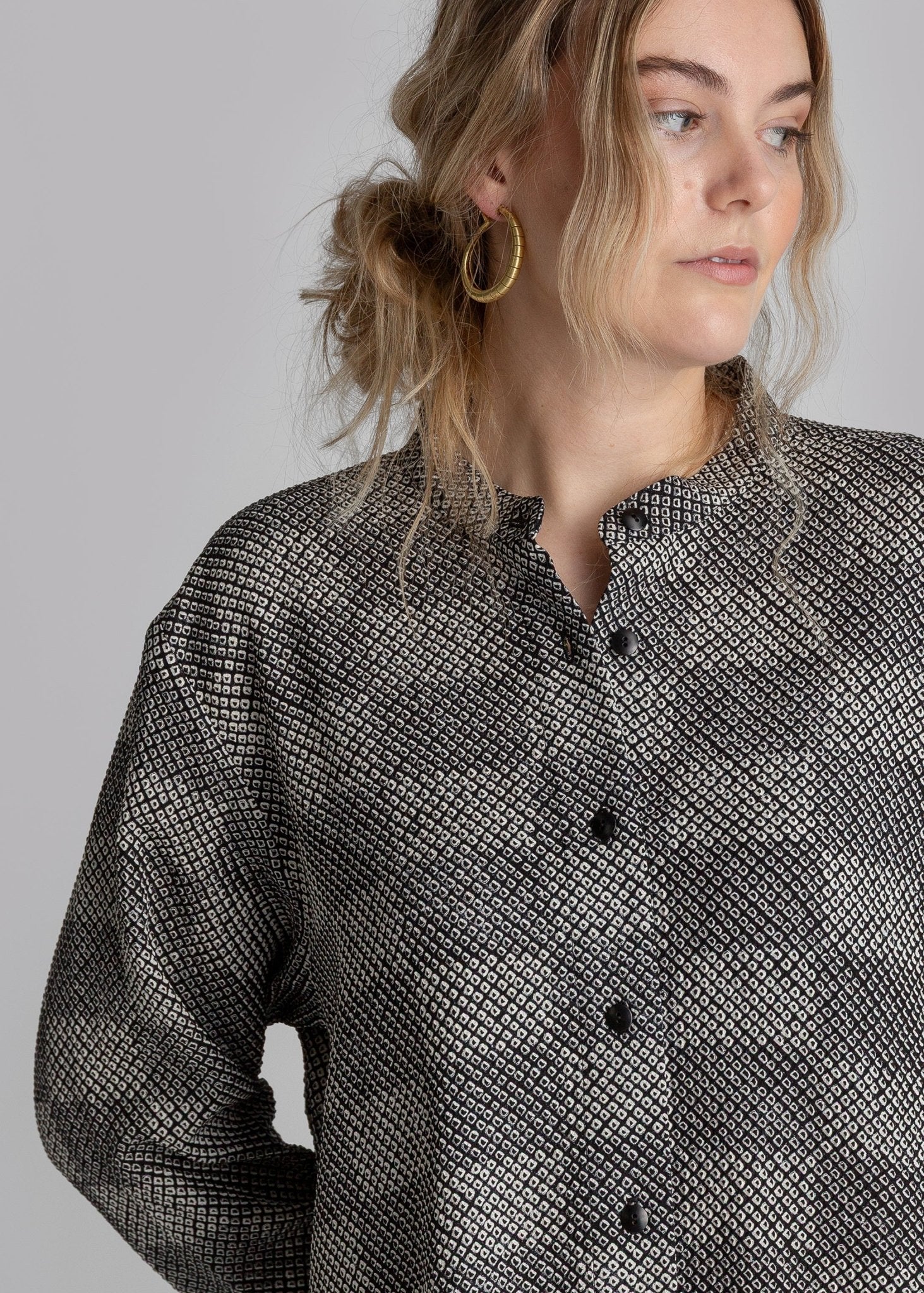 New Dress in Vintage Japanese Silk Tie Dye